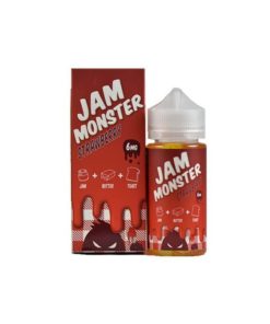 Jam monster strawberry evæske